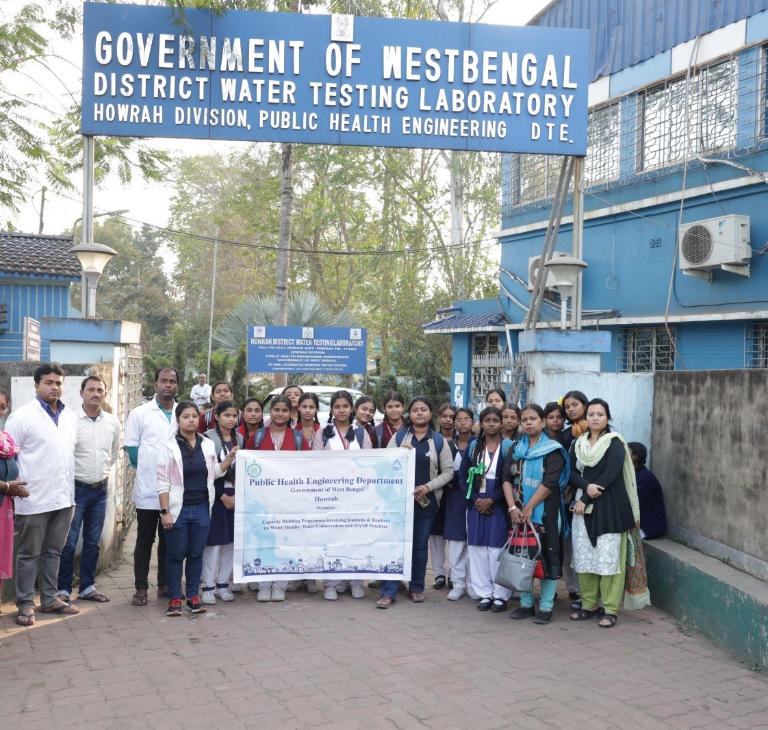 Students Exposure Visit to Bally Water Treatment Plant